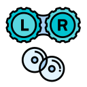 Kontaktlinsen-Anpassung, formstabile Kontaktlinsen (Folgeversorgung)